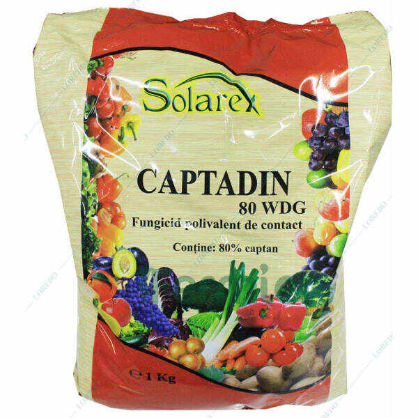 Captadin 80WDG 1 kg fungicid de contact Solarex/Adama (castraveti, fasole, pomi, tomate)