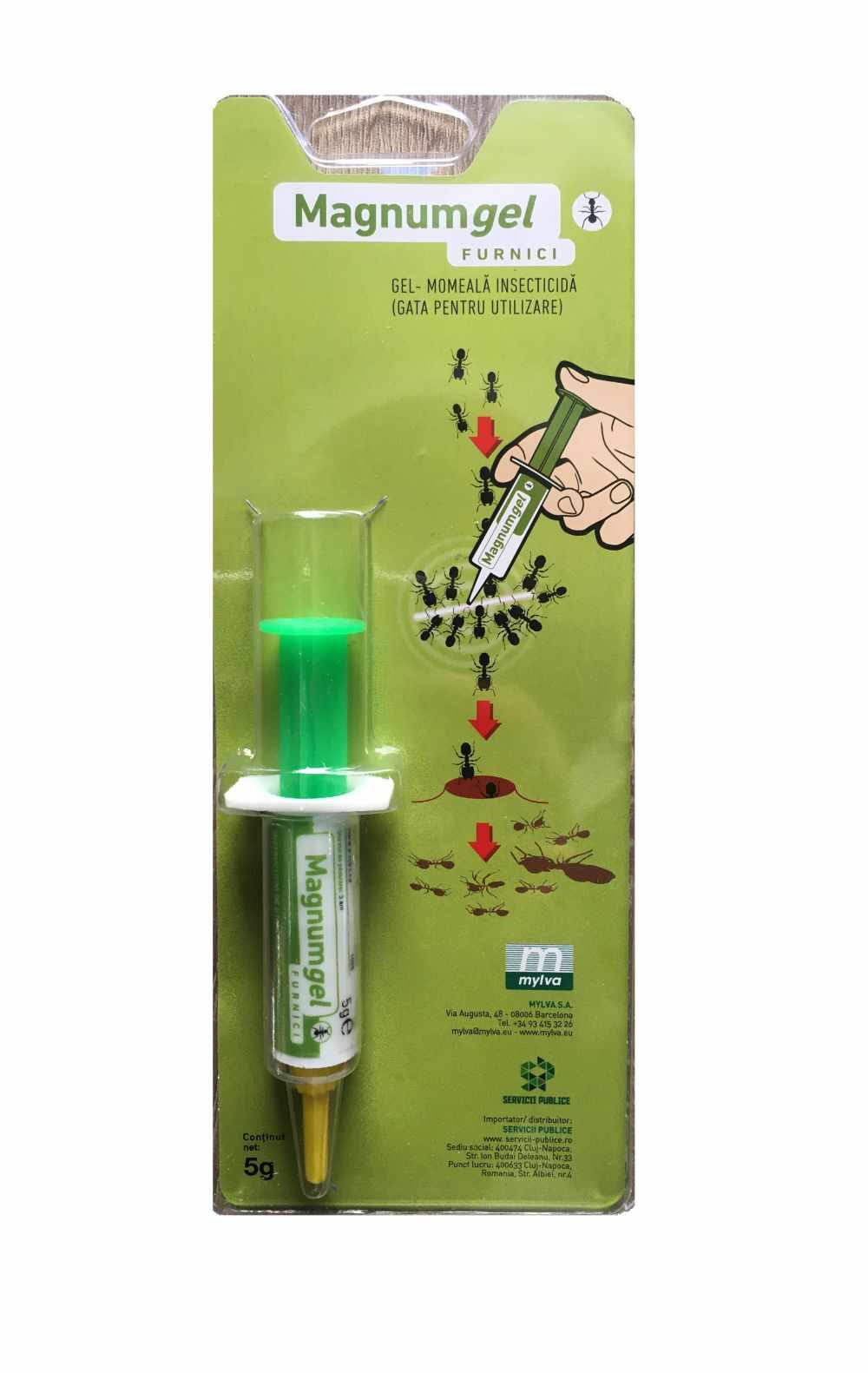 Insecticid pentru combaterea furnicilor Magnum gel 5 g