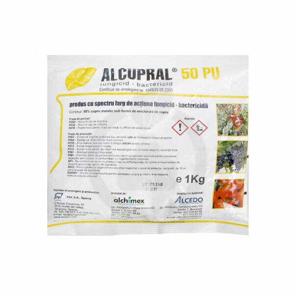 Alcupral 50PU 1 kg, fungicid contact (pomi, legume, vita de vie)
