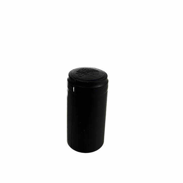 Capison negru PVC pentru sticle de vin COD60