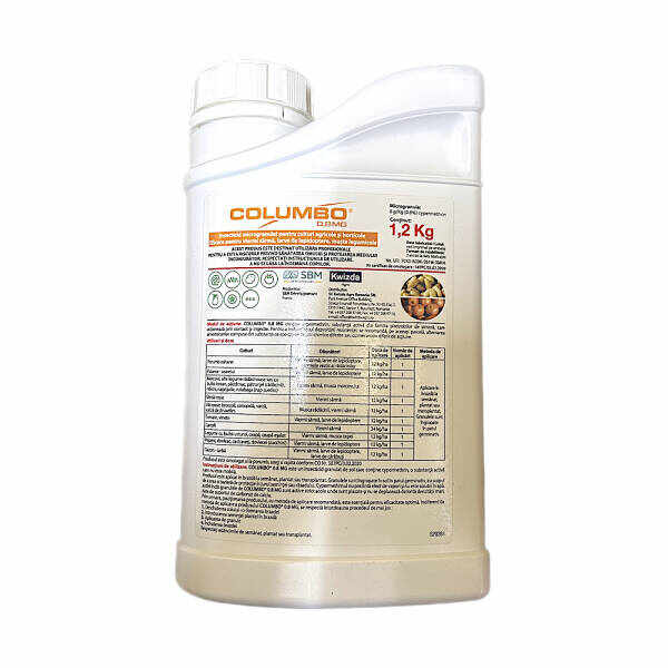 Columbo 0.8MG 1,2 kg, insecticid granulat contra viermilor sarma, larvelor de lopidoptere, mustelor legumicole, SBM
