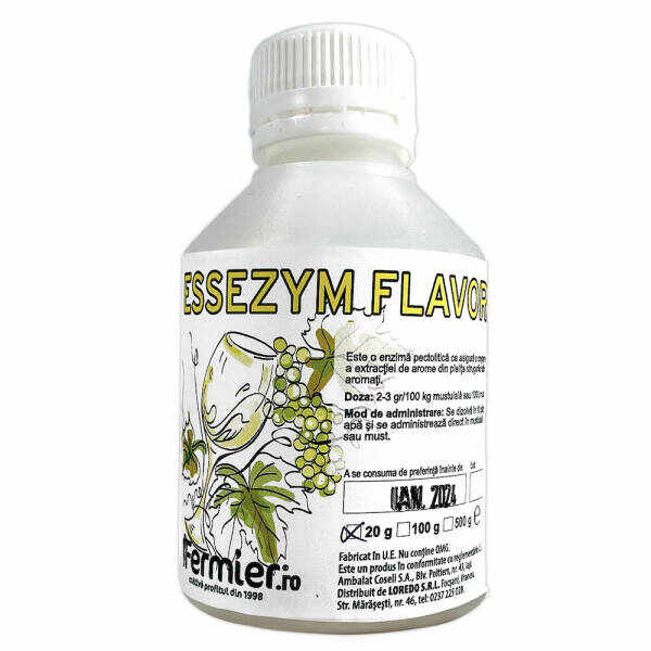 Enzime Essezym Flavor 20 gr (pentru struguri albi aromati, enzime extractie aroma)
