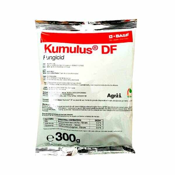 Kumulus DF 300 gr fungicid de contact pe baza de Sulf, BASF, fainare (vita de vie, mar, castraveti)