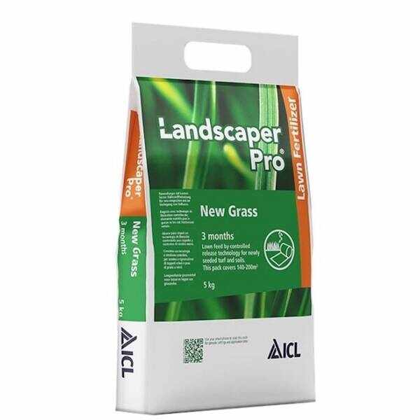 Landscaper Pro New Grass 20-20-08 5 kg ingrasamant profesional gazon, ICL, eliberare lenta 2-3 luni