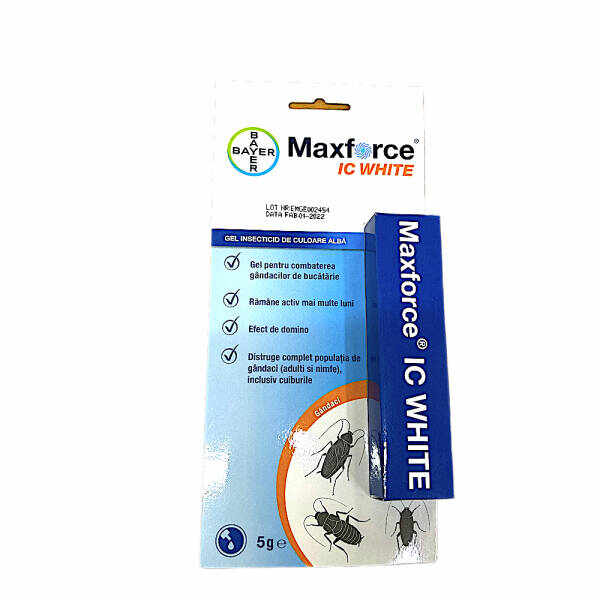 Maxforce IC White 5 gr, insecticid contra gandacilor de bucatarie, Bayer