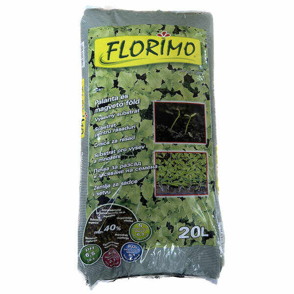 Turba Florimo 20 L, substrat pentru rasaduri