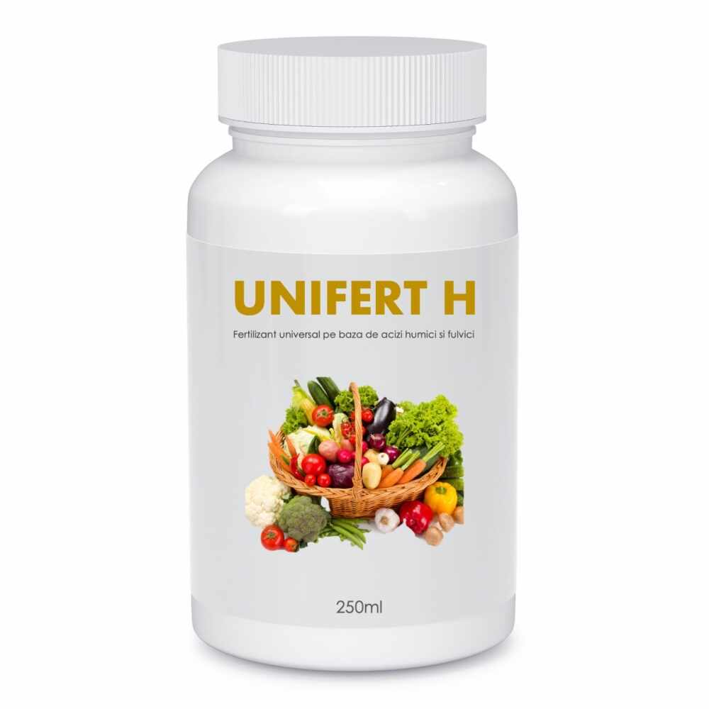 Fertilizant universal pentru toate tipurile de culturi vegetale Unifert H 250 ml SemPlus