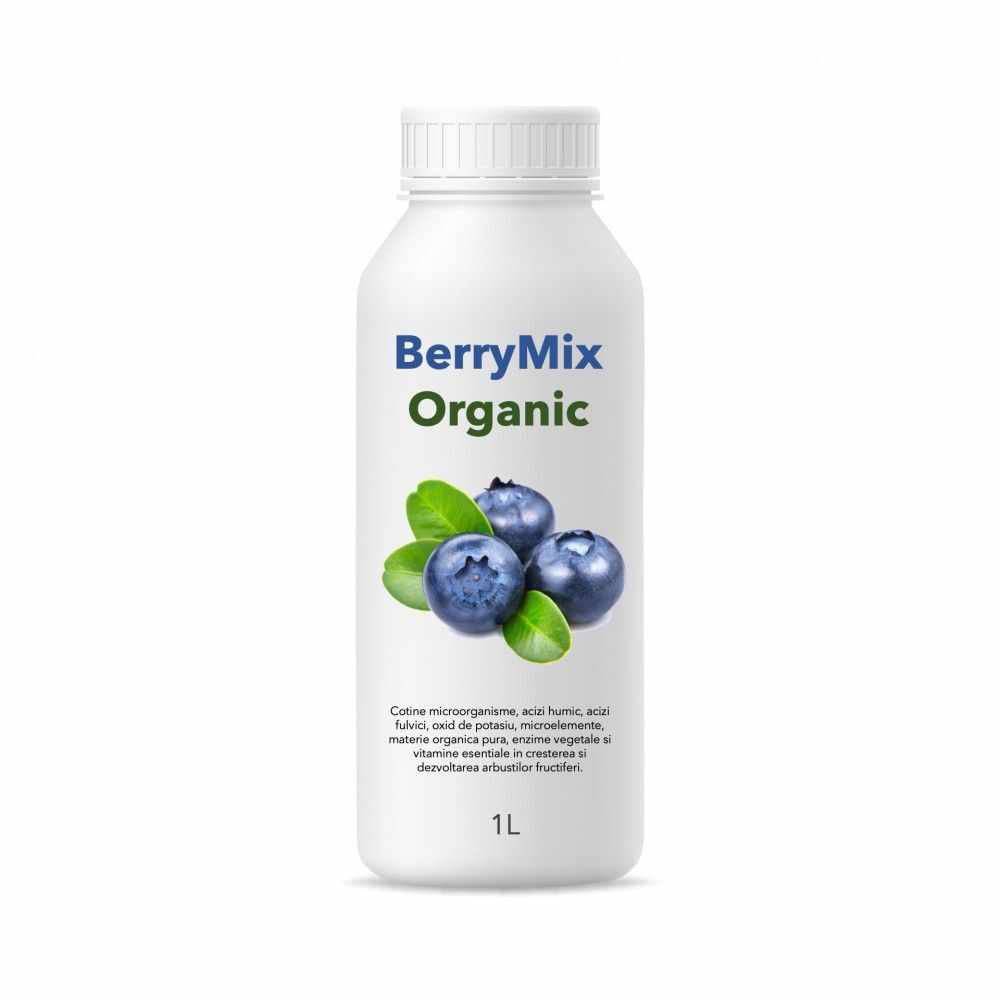 Fertilizant organic pentru arbustii fructiferi BerryMix Organic 1 litru