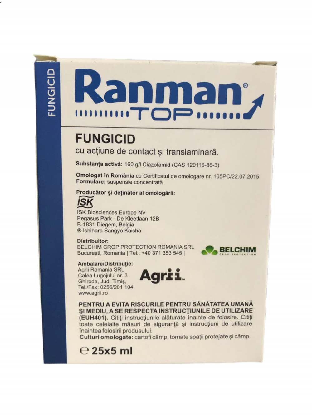 Fungicid Ranman Top 25 x 5 ml