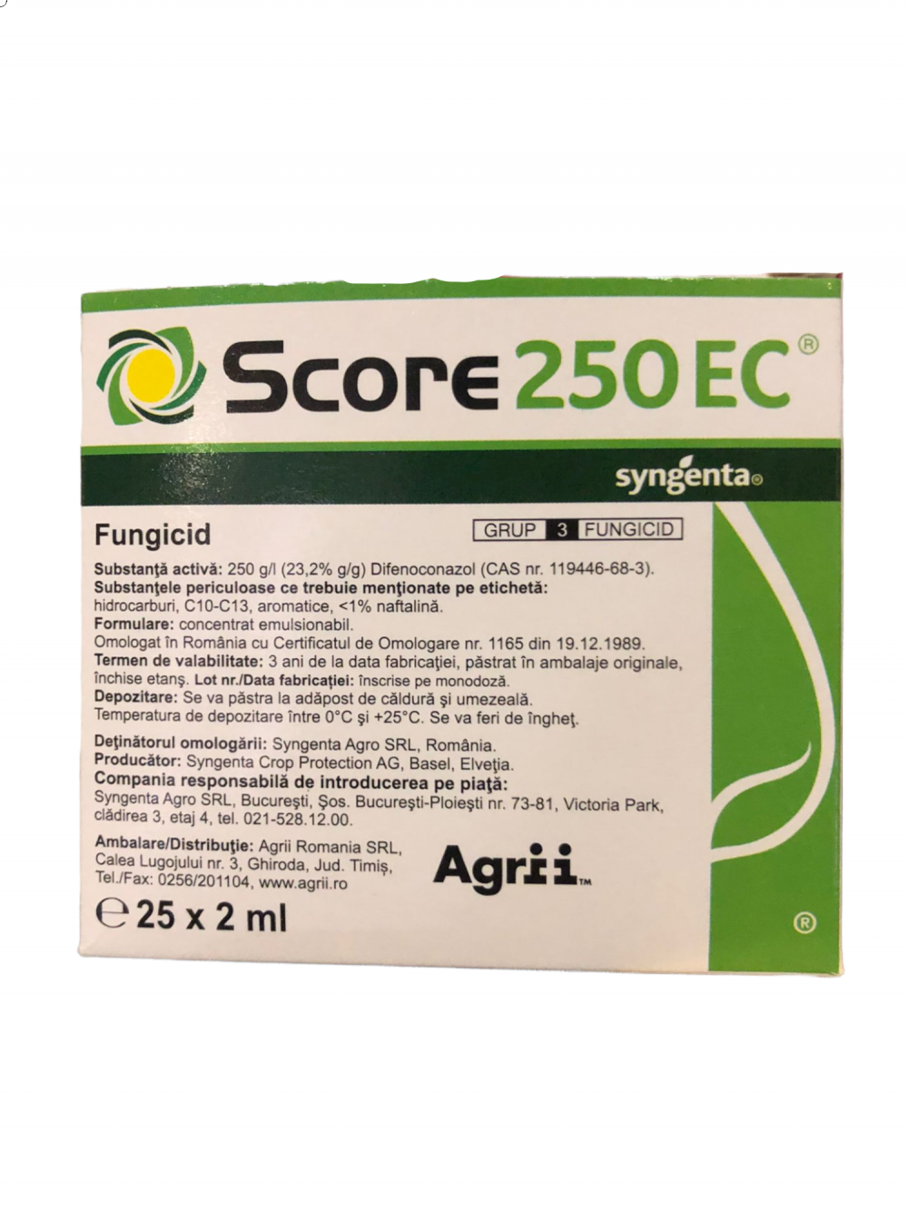 Fungicid Score 250 EC 25 x 2 ml