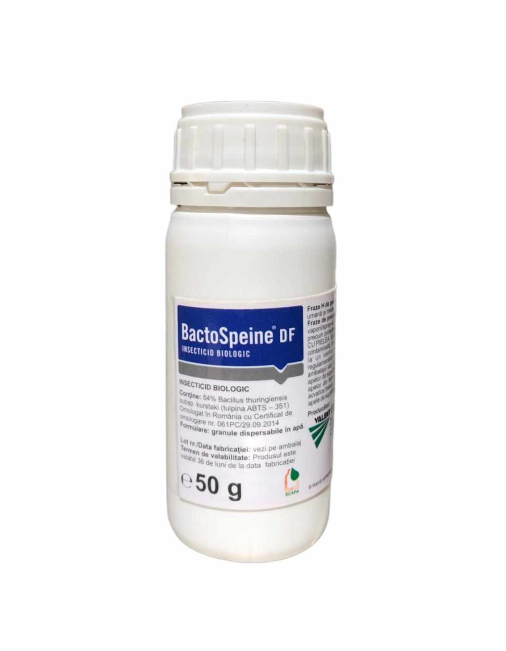 Insecticid bio Bactospeine DF 50 g