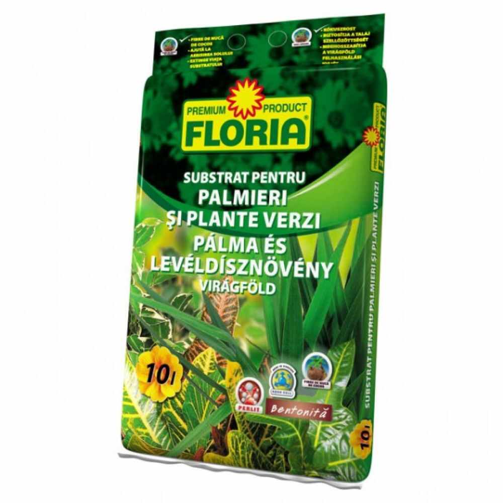 Substrat pentru palmieri şi plante verzi FLORIA 10 l