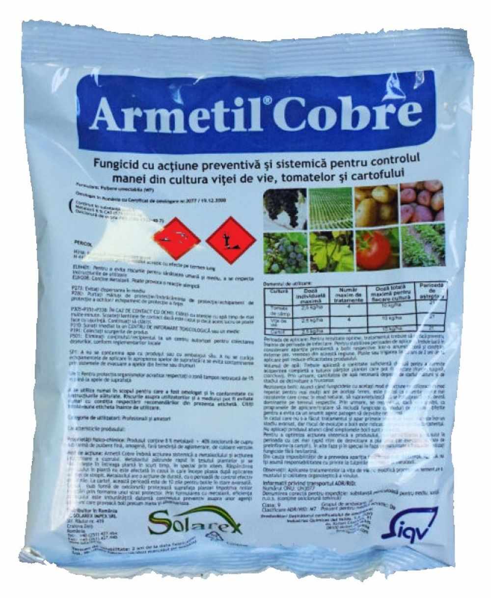 Fungicid Armetil Cobre 250 gr