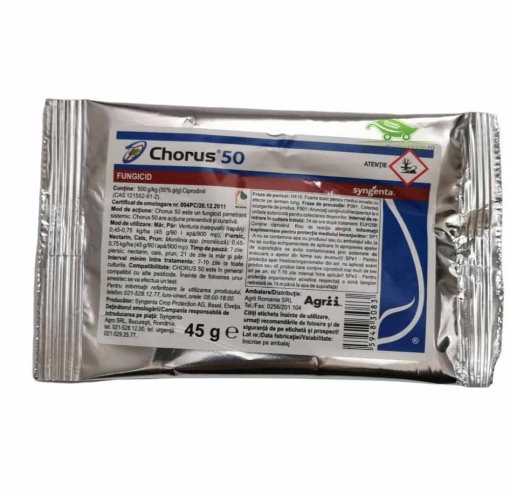 Fungicid Chorus 50 WG 45 grame