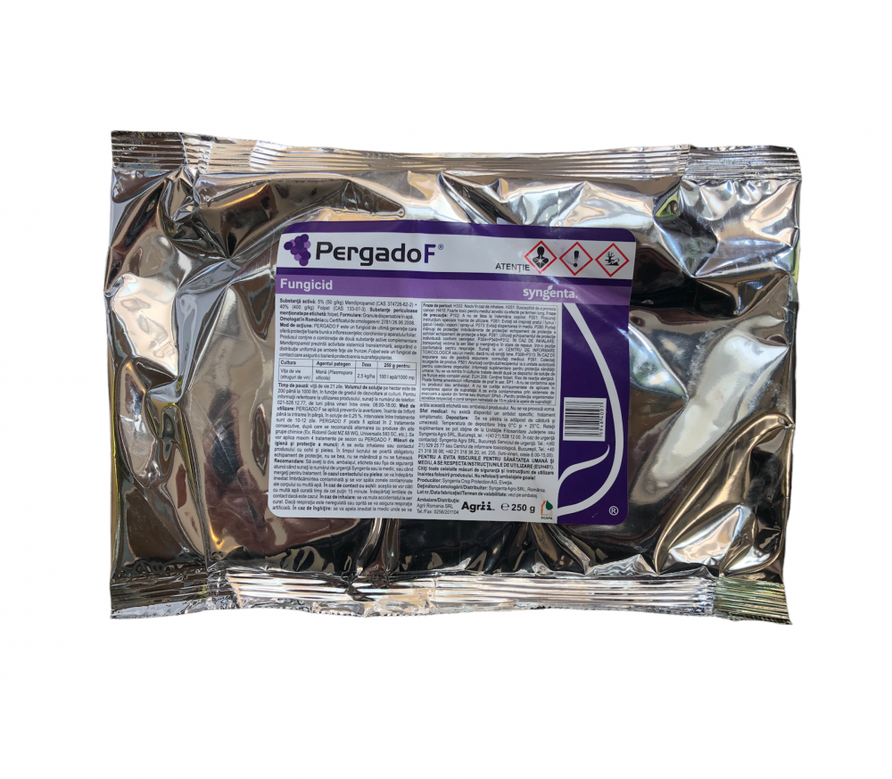 Fungicid Pergado F WG pentru mana vitei de vie 250 g