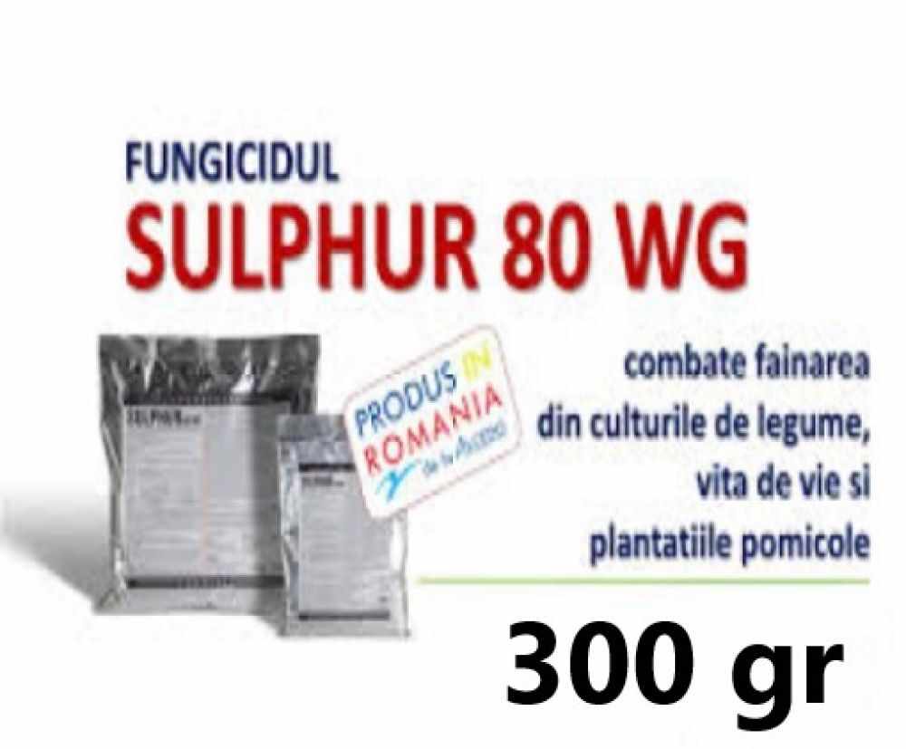 Fungicid Sulphur 80 WG 300 gr