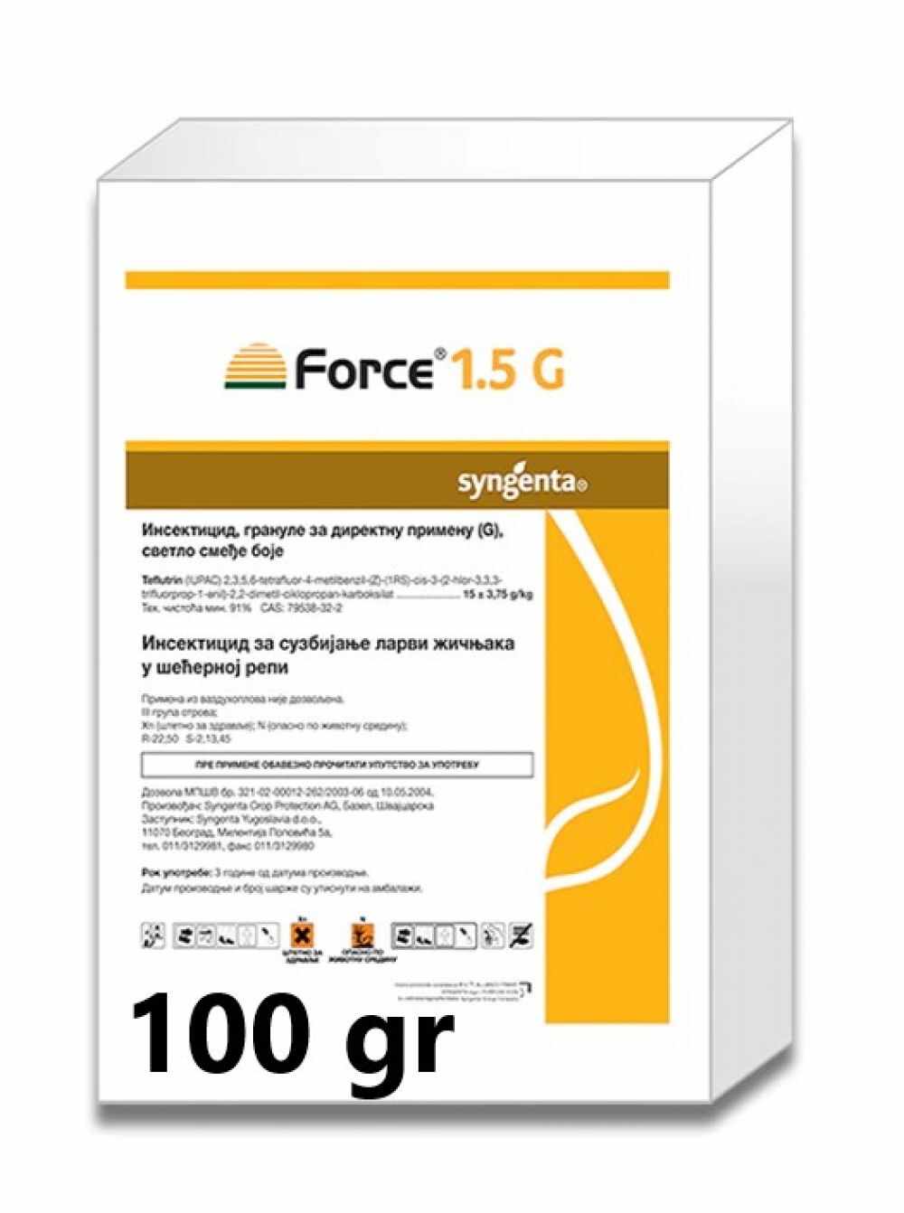 Insecticid Force 1.5 G 100 grame