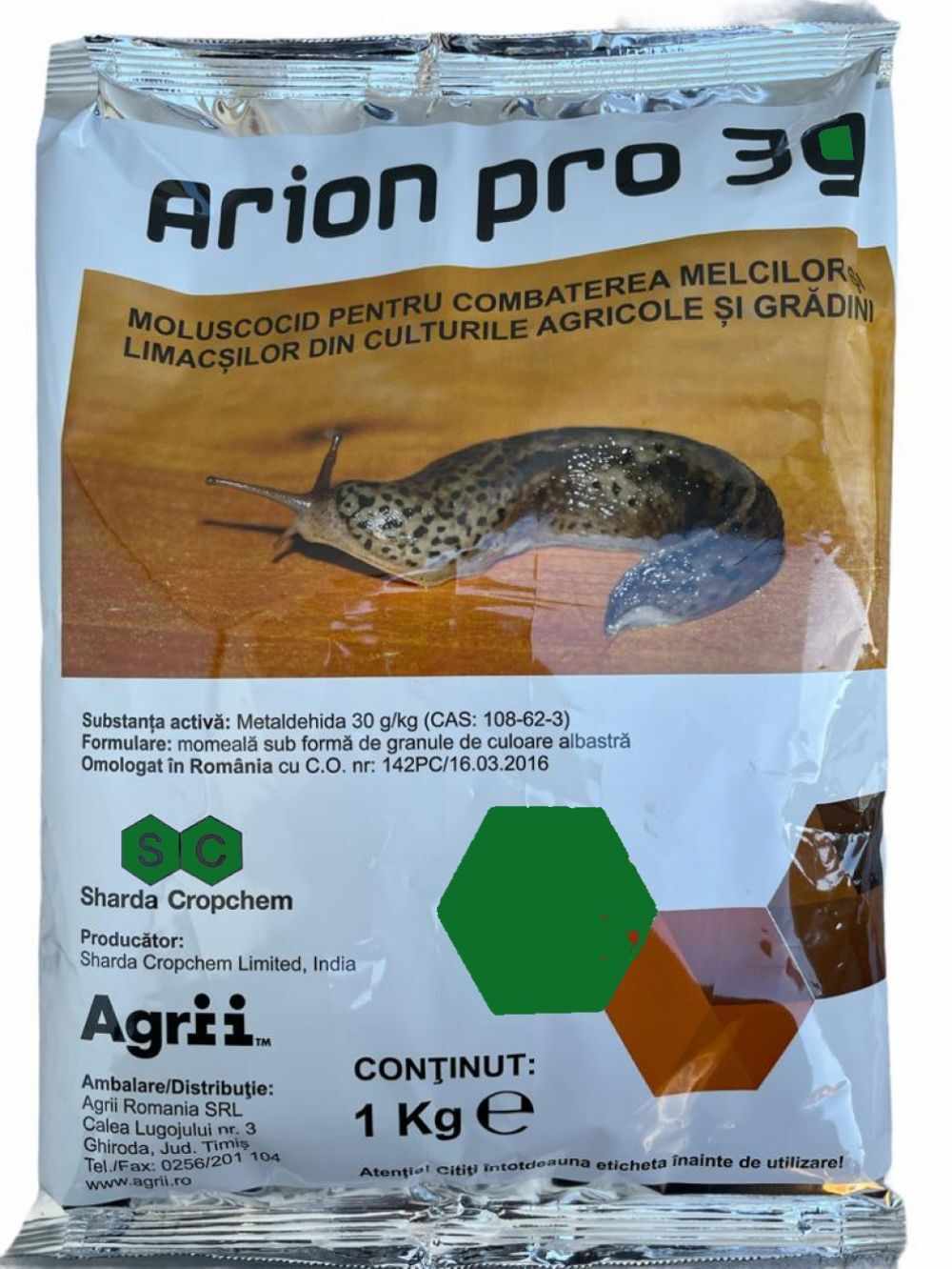 Moluscocid Arion Pro 3G 1 kg