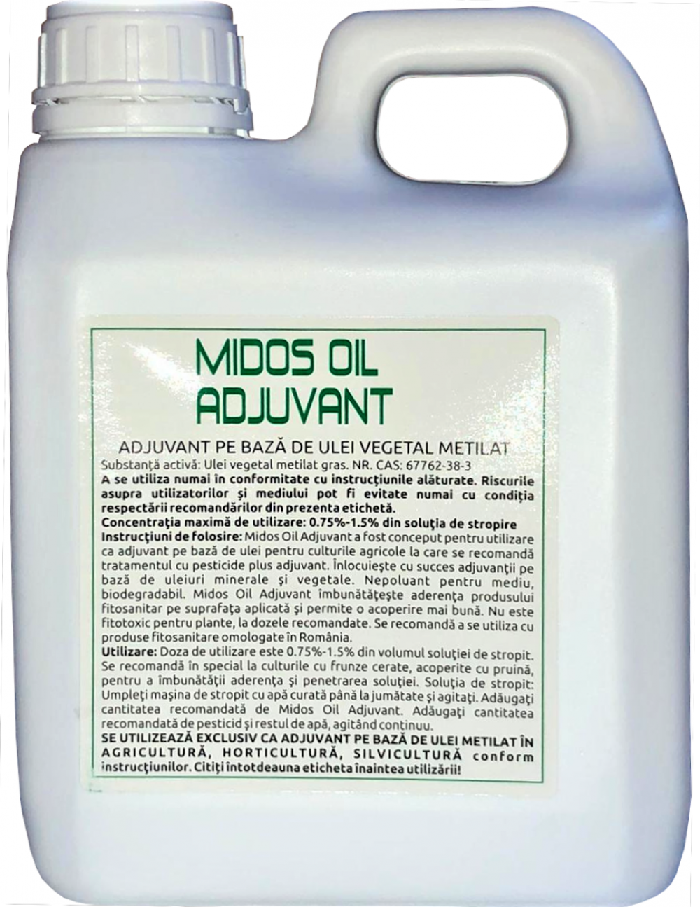Adjuvant pe baza de ulei vegetal Midos Oil Adjuvant 1 litru