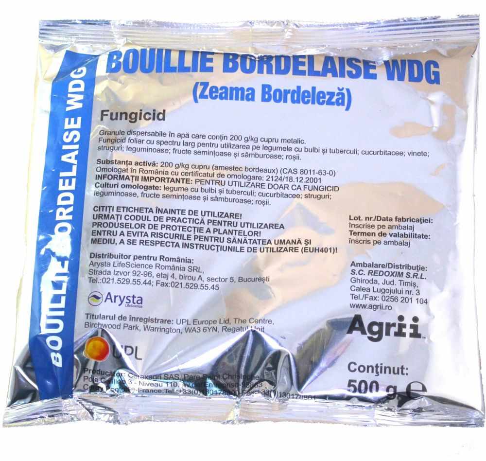 Fungicid Bouille Bordelaise WDG Zeama Bordeleza 500 g