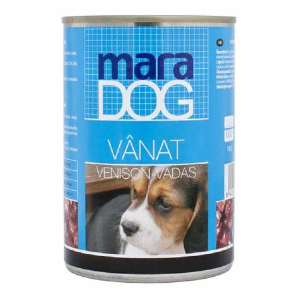 Hrana umeda pentru caini Mara Dog Vanat 6x415g
