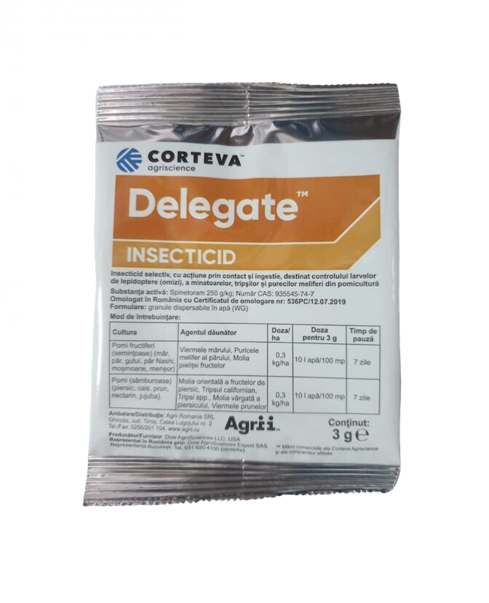 Insecticid selectiv Delegate 3 g