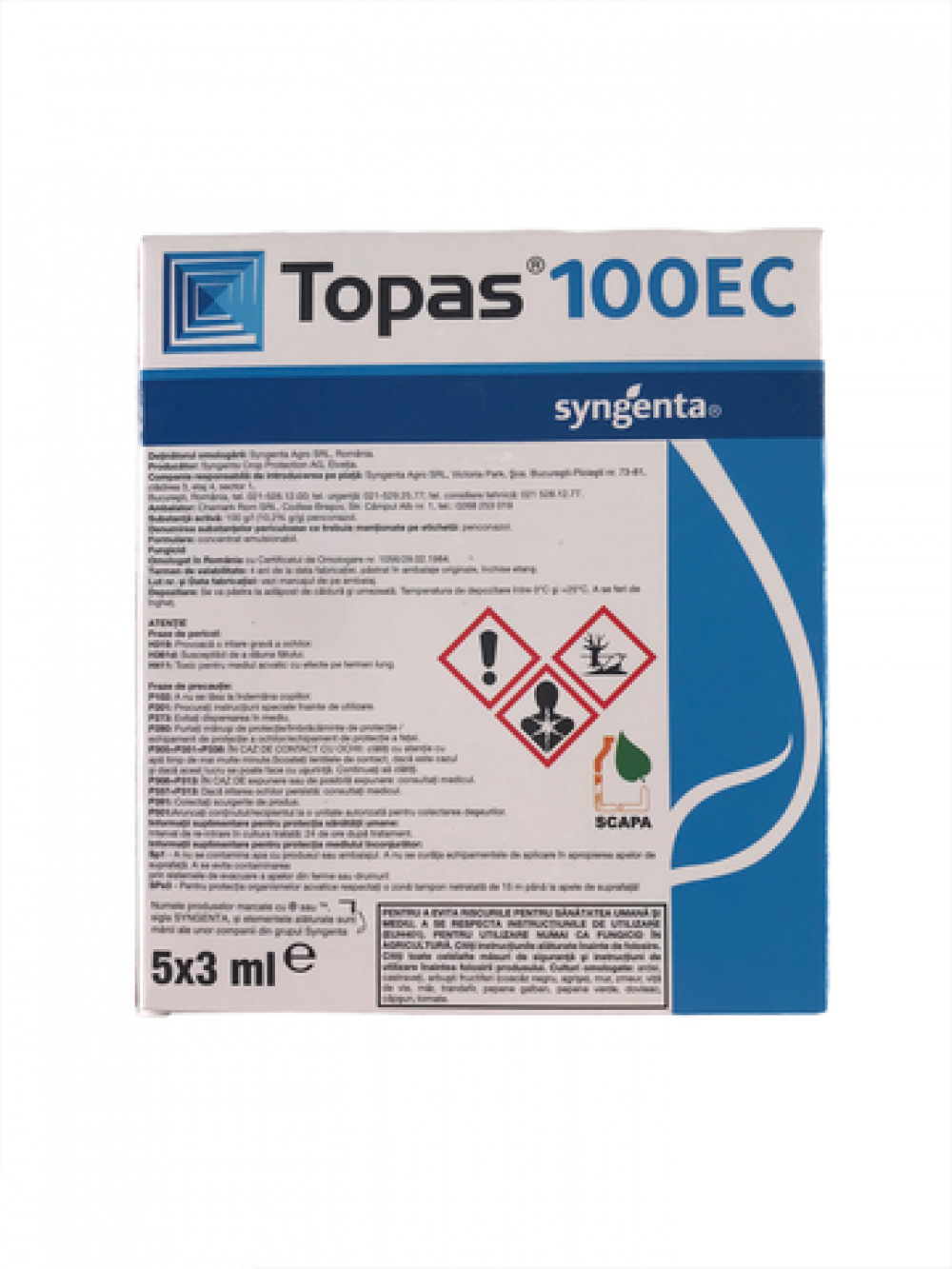 Fungicid Topas 100 EC 3 ml