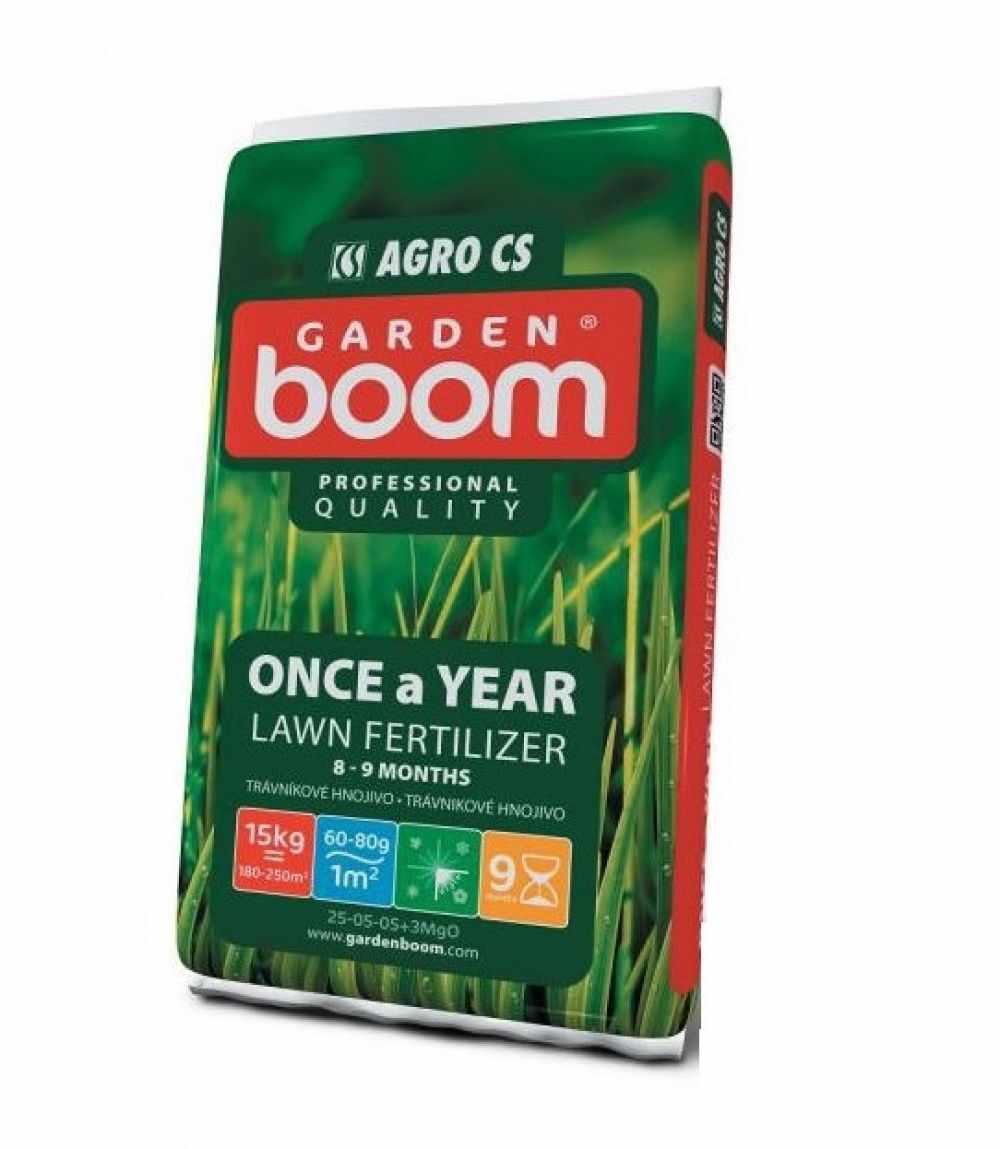 Ingrasamant gazon Garden Boom Once a year 25-05-08 3MgO 15kg