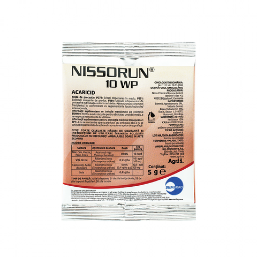 Insecticid Nissorun 10 WP 5 grame