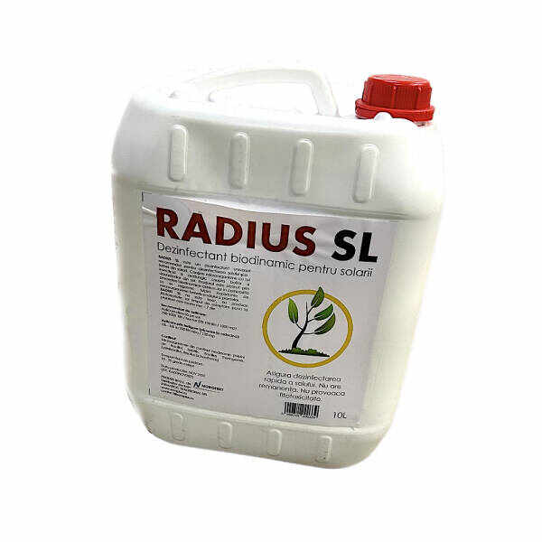 Radius SL 10 L, dezinfectant pentru sere, gradini, solarii, Norofert