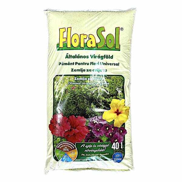 Turba Florasol 40 L, substrat flori/universal